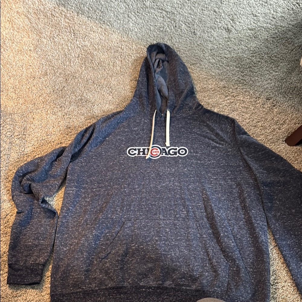 Chicago Cubs Blue Hoodie (light)